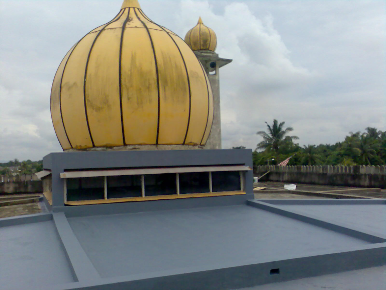 Bina waterproofing project - Waterproofed institutional roof