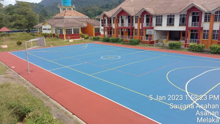 Bina Duracourt acrylic court with net