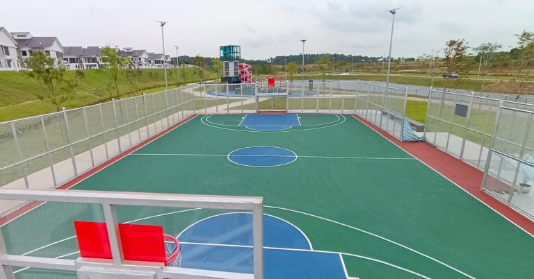 Bina Paint project - Netball & Multi-Court (Sports Court)