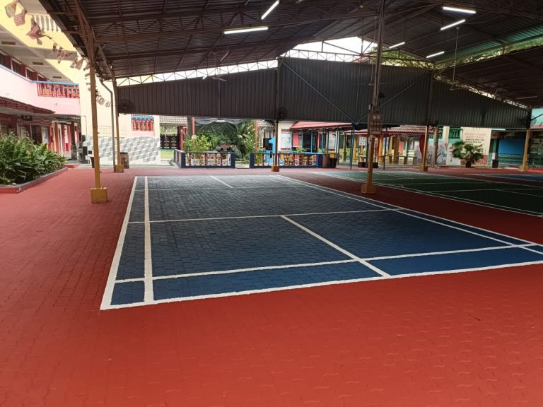 Covered Bina Duracourt acrylic court