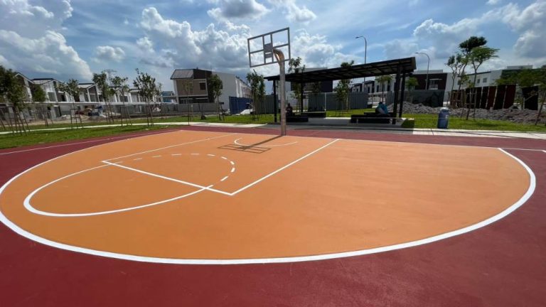 Bina Paint project - Outdoor Basketball Court (Sports Court)